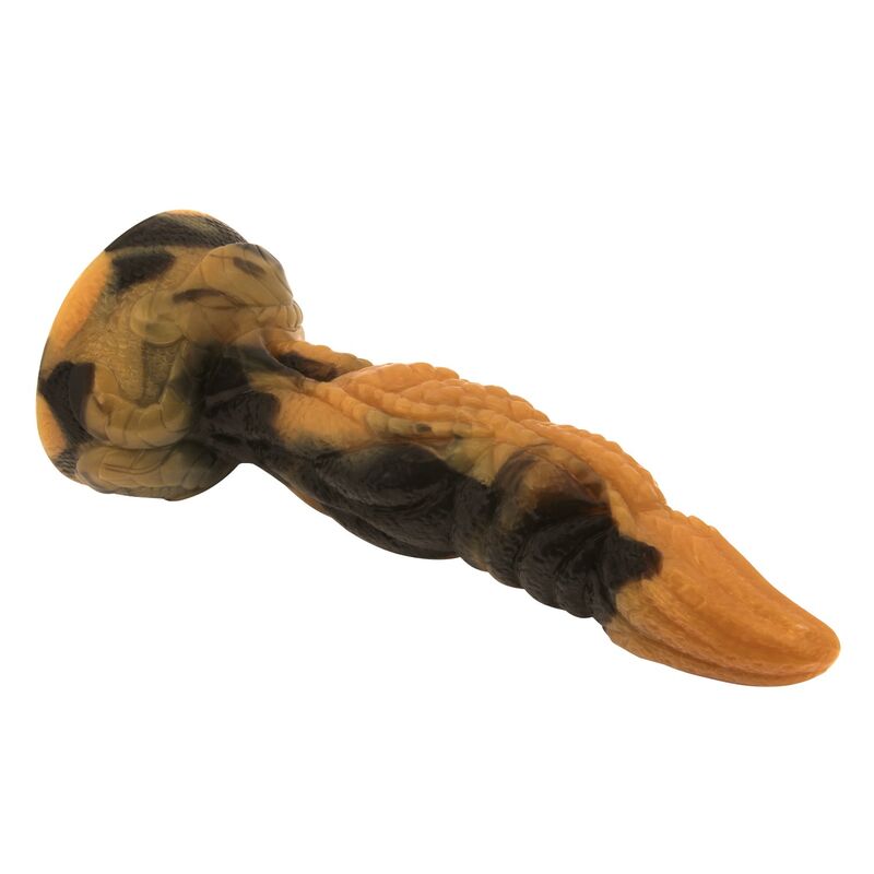 Dildo in silicone Tirannosauro bicolore fantasy 20,5 cm Ø 5 cm di Power Monsters, immagine 5