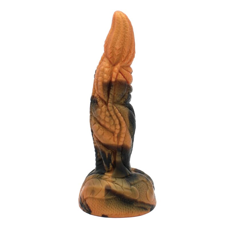 Dildo in silicone Tirannosauro bicolore fantasy 20,5 cm Ø 5 cm di Power Monsters