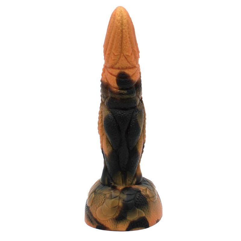 Dildo in silicone Tirannosauro bicolore fantasy 20,5 cm Ø 5 cm di Power Monsters, immagine 4