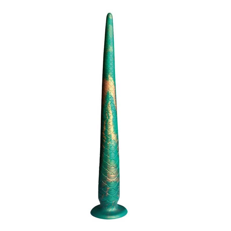 Wildwyrm Tail bicolore fantasy dildo in silicone 47 cm Ø 4 cm di Power Monsters