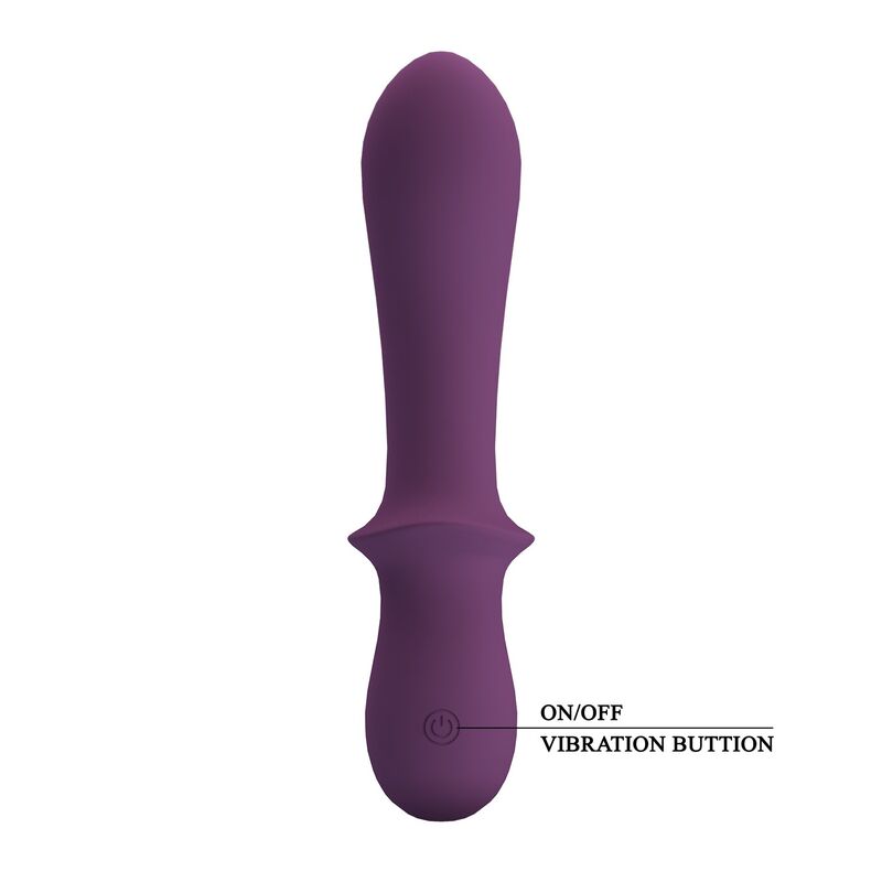 Vibratore ricaricabile Abigail 10 funzioni viola di Pretty Love, immagine 2