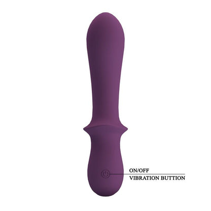 Vibratore ricaricabile Abigail 10 funzioni viola di Pretty Love, immagine 2