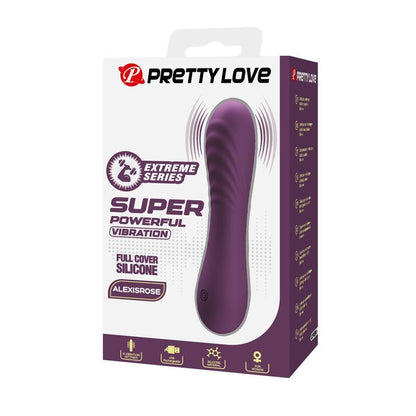Vibratore ricaricabile Alexisrose 10 funzioni viola di Pretty Love, immagine 3