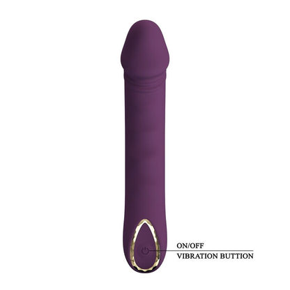 Vibratore ricaricabile amara 10 funzioni viola di Pretty Love, immagine 2