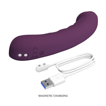 Vibratore ricaricabile amara 10 funzioni viola di Pretty Love, immagine 8