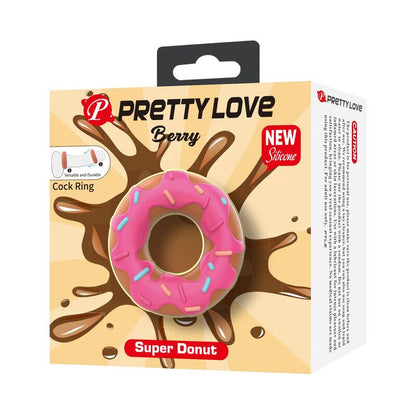 Anello per pene super Donut rosa di Pretty Love, immagine 2