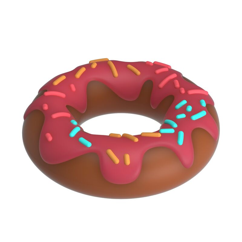 Anello per pene super Donut rosa di Pretty Love, immagine 5