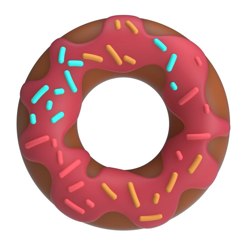 Anello per pene super Donut rosa di Pretty Love