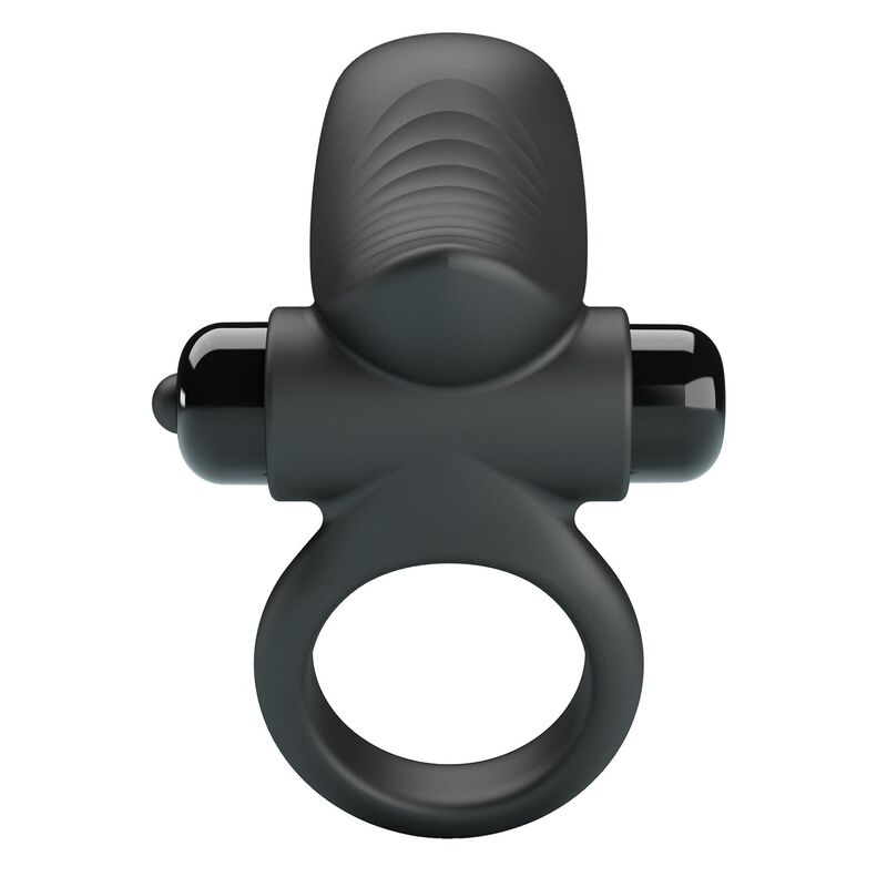 Anello vibrante per pene Adrien 10 funzioni nero di Pretty Love, immagine 5