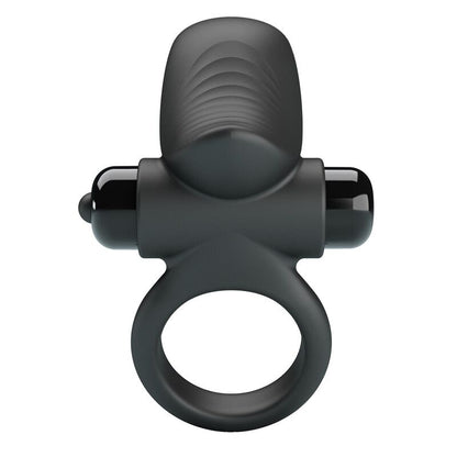 Anello vibrante per pene Adrien 10 funzioni nero di Pretty Love, immagine 5