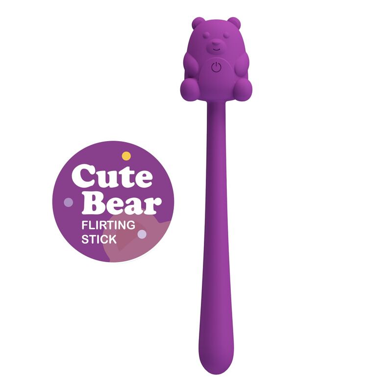 Vibratore ricaricabile a forma di Orso carino e Flirtante di Pretty Love