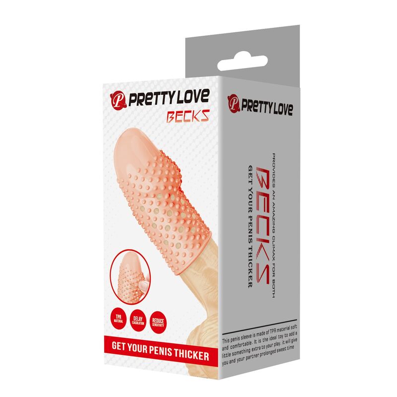 Manicotto per pene da Geek per un pene più spesso, colore naturale di Pretty Love, immagine 3