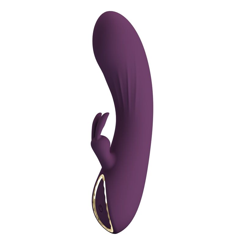 Vibratore a forma di coniglio ricaricabile Landyn, 10 funzioni, viola di Pretty Love, immagine 6