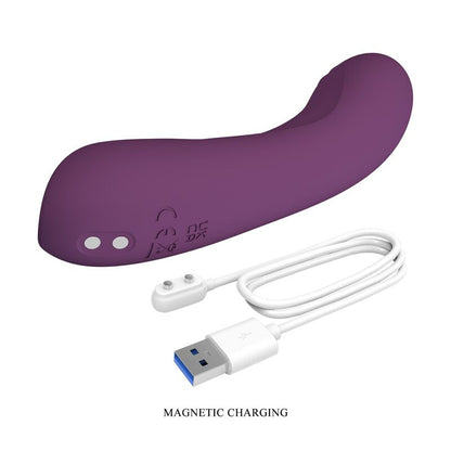 Vibratore ricaricabile Lloyde 10 funzioni viola di Pretty Love, immagine 7