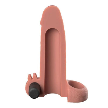 Manicotto per pene da 5 Vibrante realistico cm, beige di Fantasy X-Tensions, immagine 3