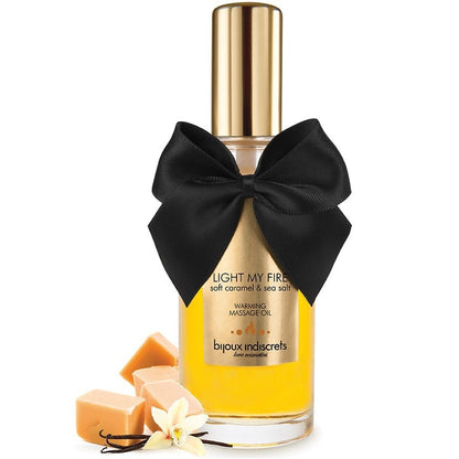 BIJOUX INDISCRETS - OLIO DA MASSAGGIO EFFETTO CALDO AROMA CARAMELLO