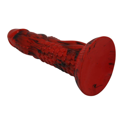 Dildo fantasy Minotauro con ventosa 21 cm Ø 5 cm rosso e nero di Power Monsters, immagine 3
