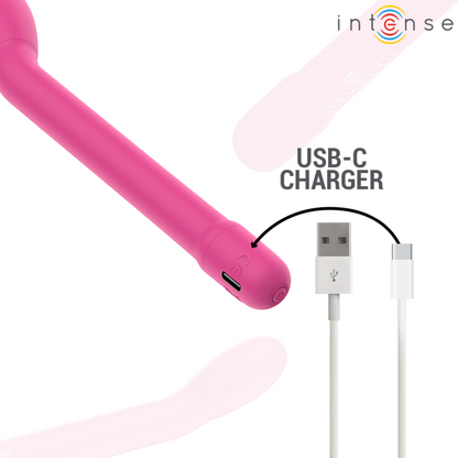Stimolatore Karlie punto g ricaricabile rosa di Intense, immagine 7