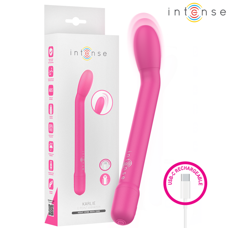 Stimolatore Karlie punto g ricaricabile rosa di Intense