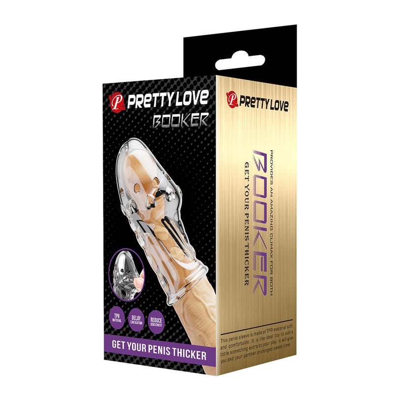 Manicotto per pene rocker per un pene più spesso e trasparente di Pretty Love, immagine 3