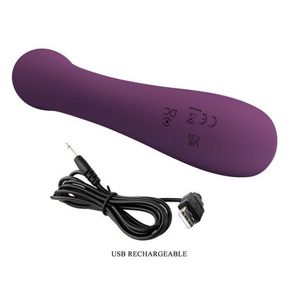 Vibratore a forma di coniglio ricaricabile Rosolyn con 10 funzioni di Pretty Love, immagine 9