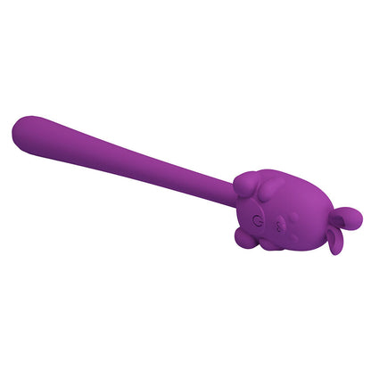 Vibratore flessibile a forma di coniglietto, ricaricabile tramite USB, viola di Pretty Love, immagine 7