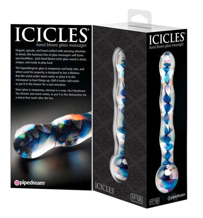 Massaggiatore in vetro n. 8 di Icicles, immagine 3