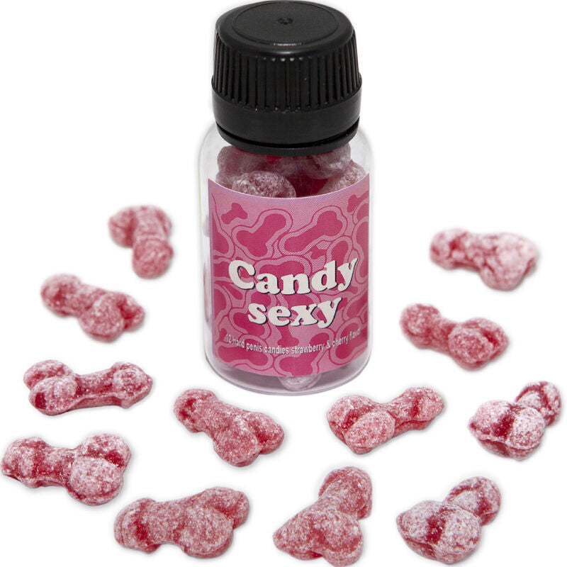 DIABLO PICANTE - CANDY SEXY BARATTOLO DA 12 GOMME AL GUSTO DI FRAGOLA E CILIEGIA