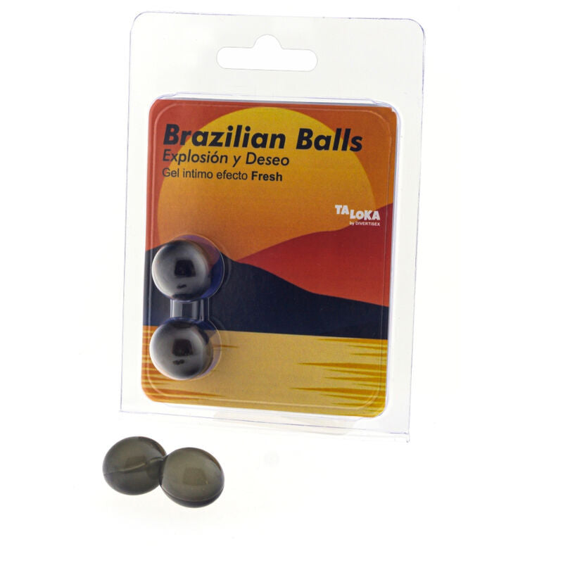Sfere 2 brasiliane gel emozionante effetto fresco di Taloka
