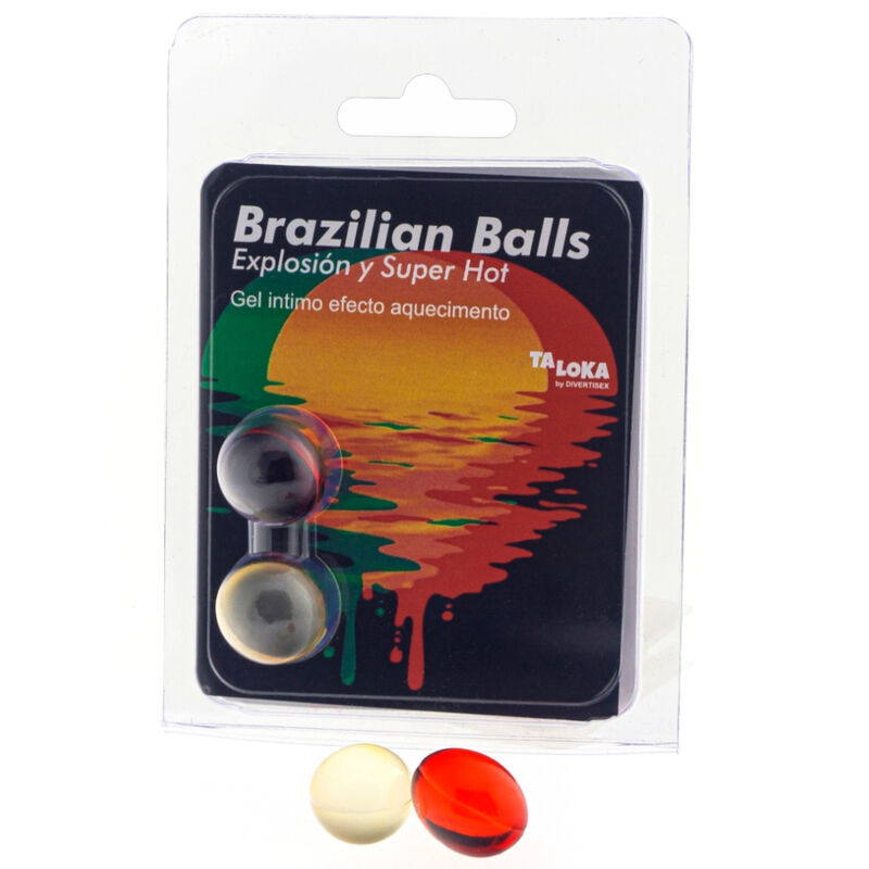Sfere 2 brasiliane gel eccitante effetto super hot di Taloka
