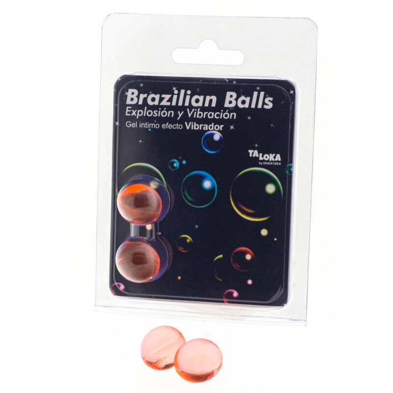 Sfere 2 brasiliane gel emozionante effetto vibrante di Taloka