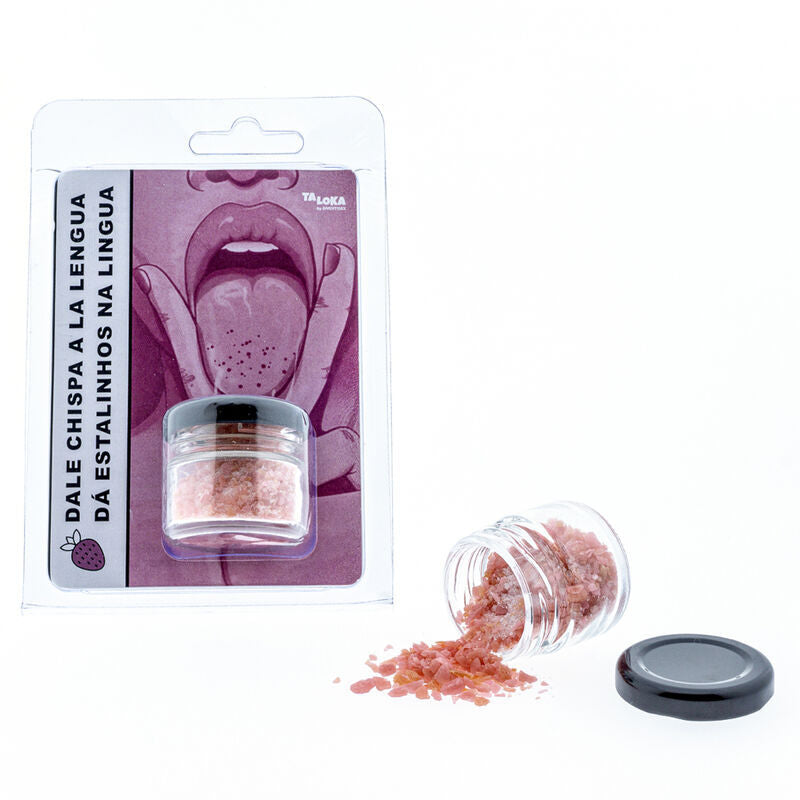 Massaggiatore wand frizzante per la Lingua! baci Magici alla fragola di Taloka