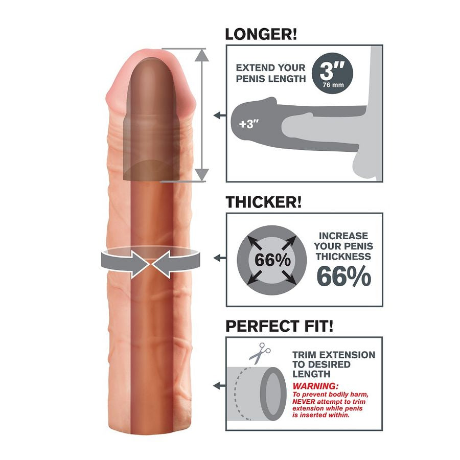 Pompa per pene mega 3 carne di Fantasy X- Tensions, immagine 4