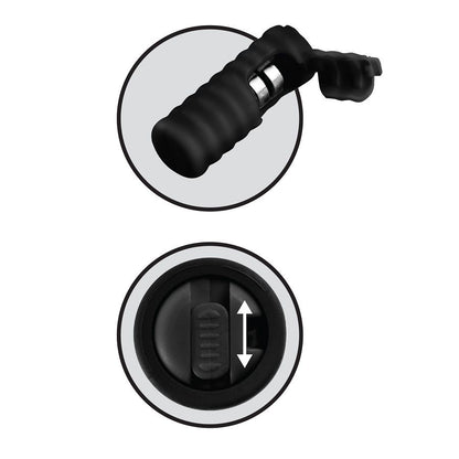 Pinze per capezzoli succhia vibrante in silicone di Fetish Fantasy Edizione Limitata, immagine 3
