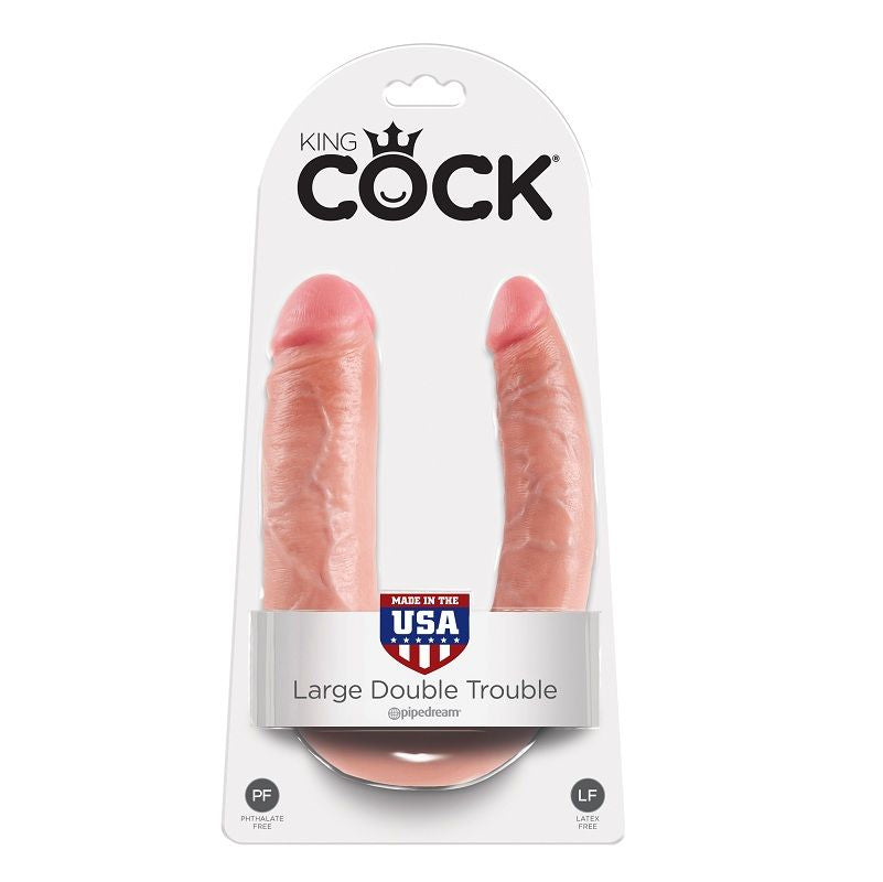 Sex toy a forma di u grande doppio Trouble flesh, immagine 2