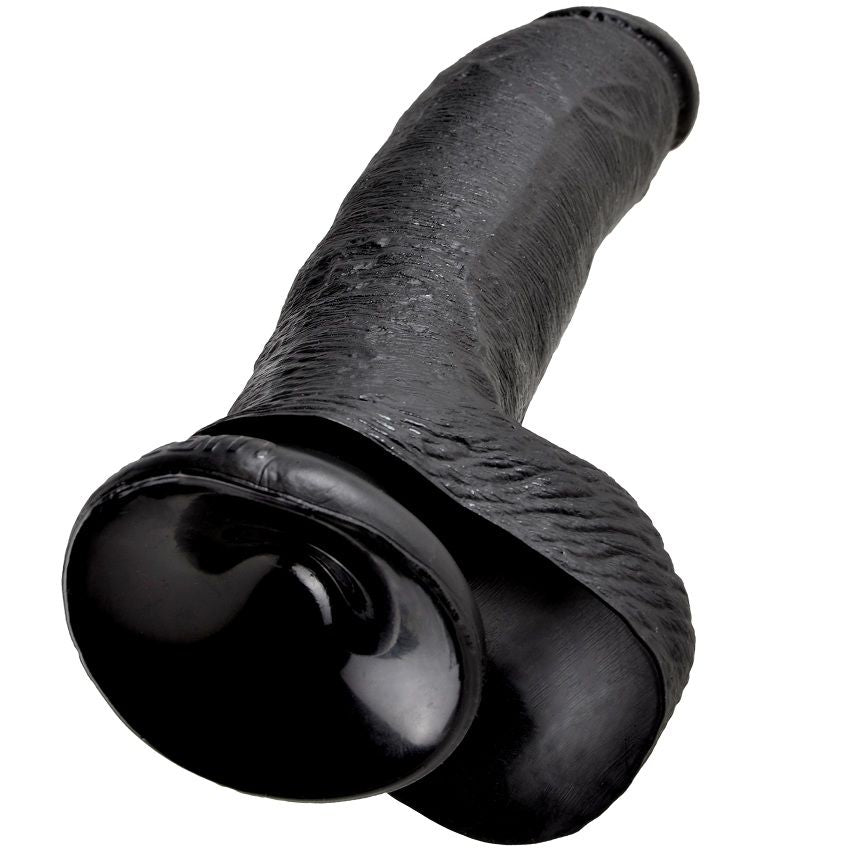 Dildo nero con sfere 22.9 cm, immagine 4