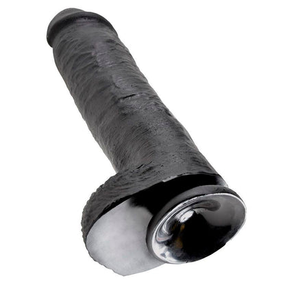 Dildo nero con sfere 28 cm, immagine 3