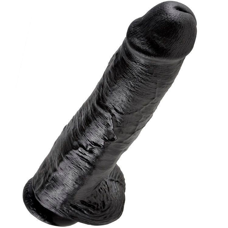 Dildo nero con sfere 28 cm, immagine 4