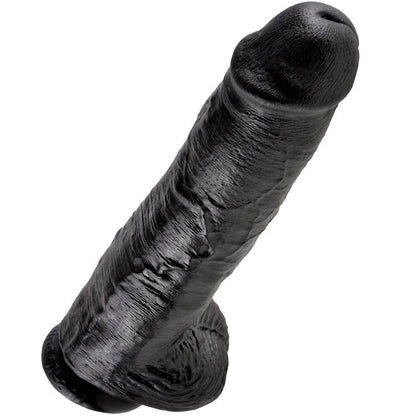 Dildo nero con sfere 28 cm, immagine 4