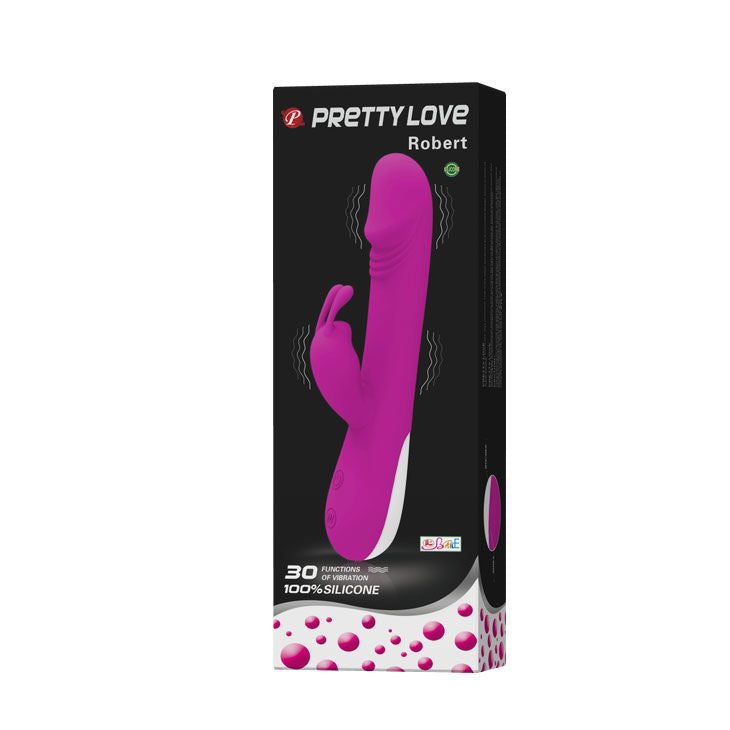 Vibratore Flirtazione Robert con stimolatore clitoride di Pretty Love, immagine 6