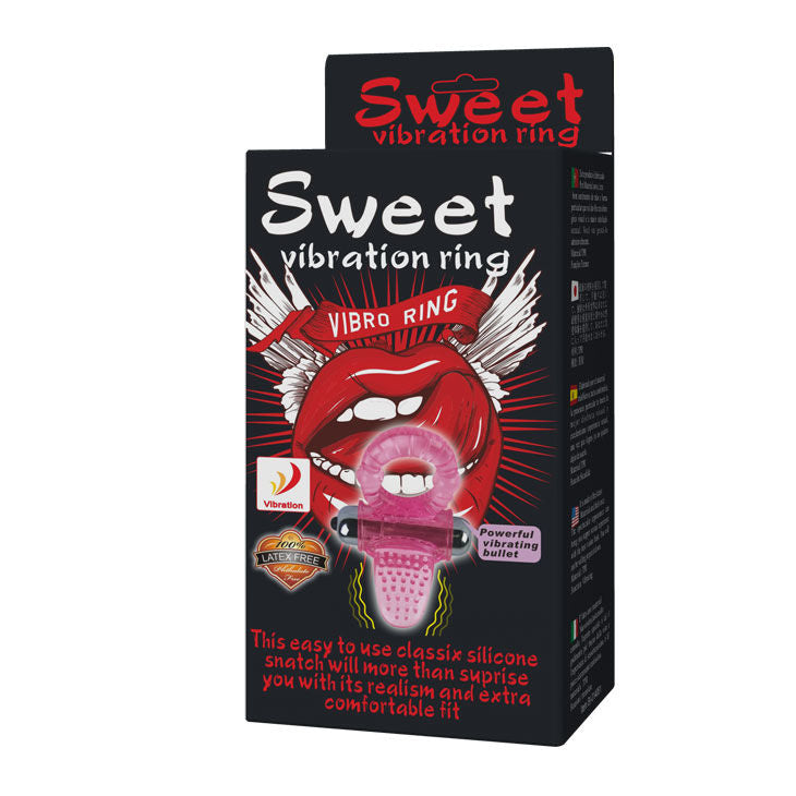 Anello dolce abs 10 ritmi anello vibratore pene rosa di Baile, immagine 7