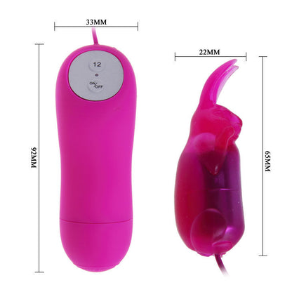 Vibratore Simpatico coniglietto segreto 12 velocità di Baile, immagine 5