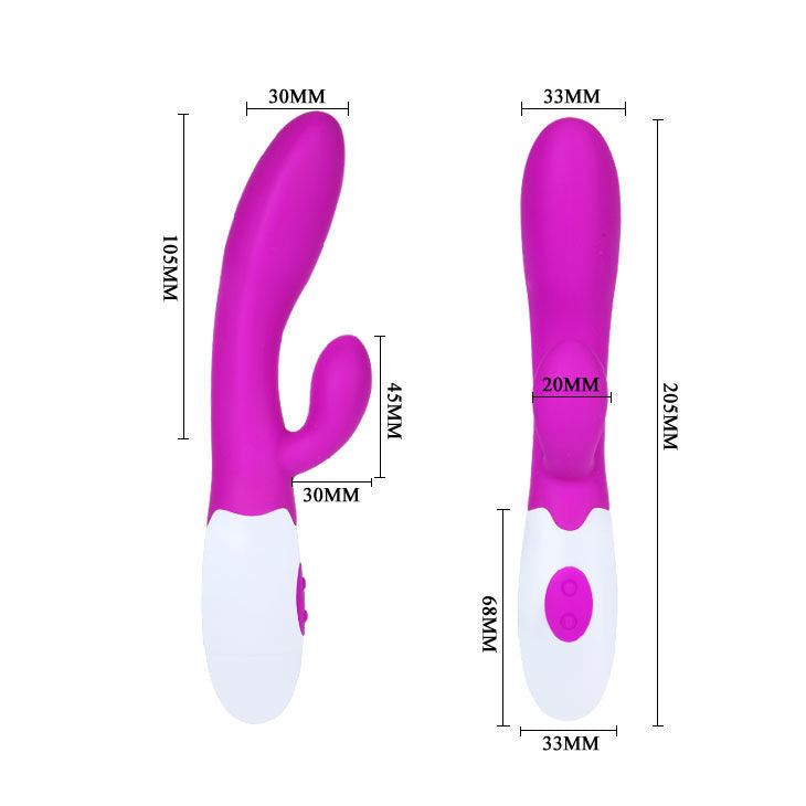 Vibratore Flirtation Alvis con stimolatore del clitoride di Pretty Love, immagine 6