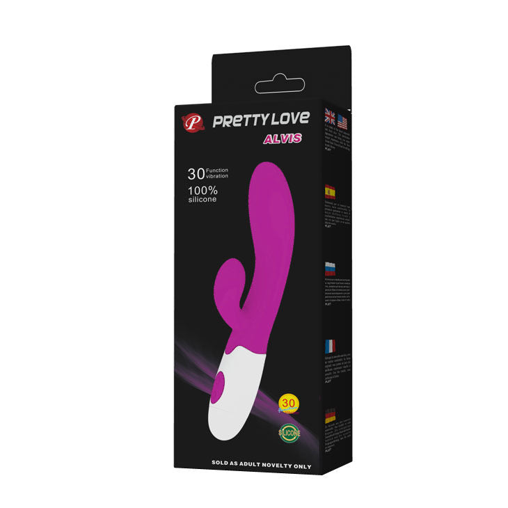 Vibratore Flirtation Alvis con stimolatore del clitoride di Pretty Love, immagine 9