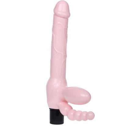 Imbragatura senza corda tpr con vibrazione e stimolazione anale 25.4 cm di Baile, immagine 3