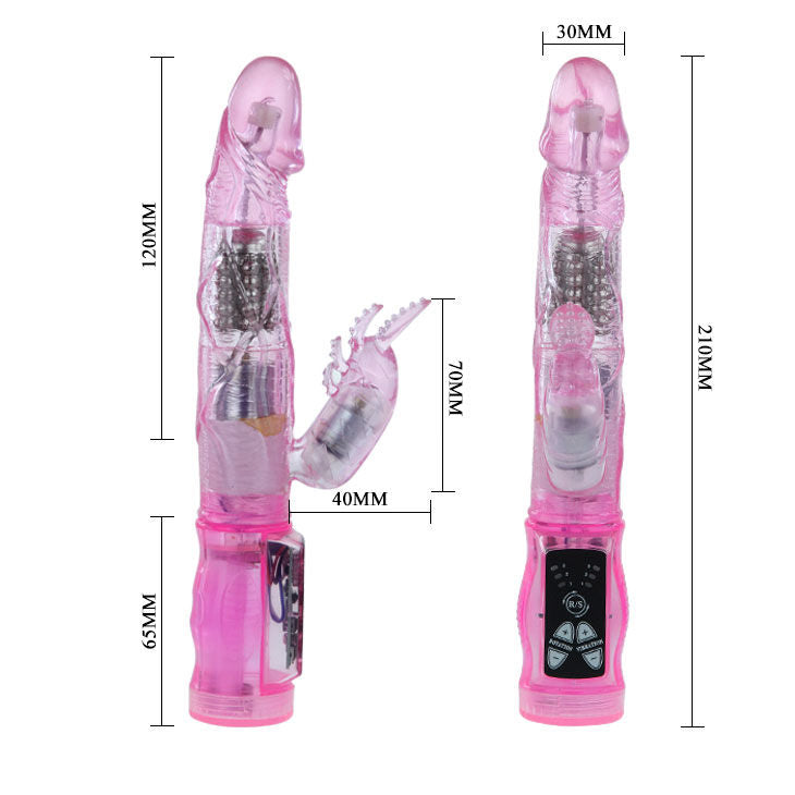 Vibratore rabbit mini amante intimo lilla di Baile, immagine 4