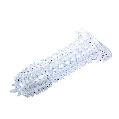 Guaina per pene con punti di stimolazione rosa 14 cm di Baile, immagine 3