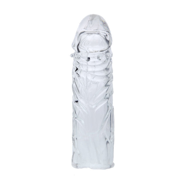 Copertura lilla per pene in silicone adattabile 13 cm di Baile