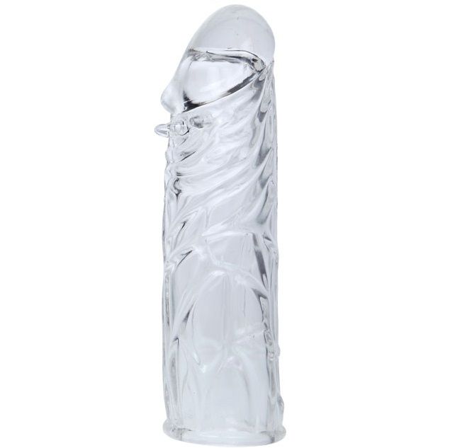 Dildo copertura in silicone stimolante rosa 13 cm di Baile, immagine 2