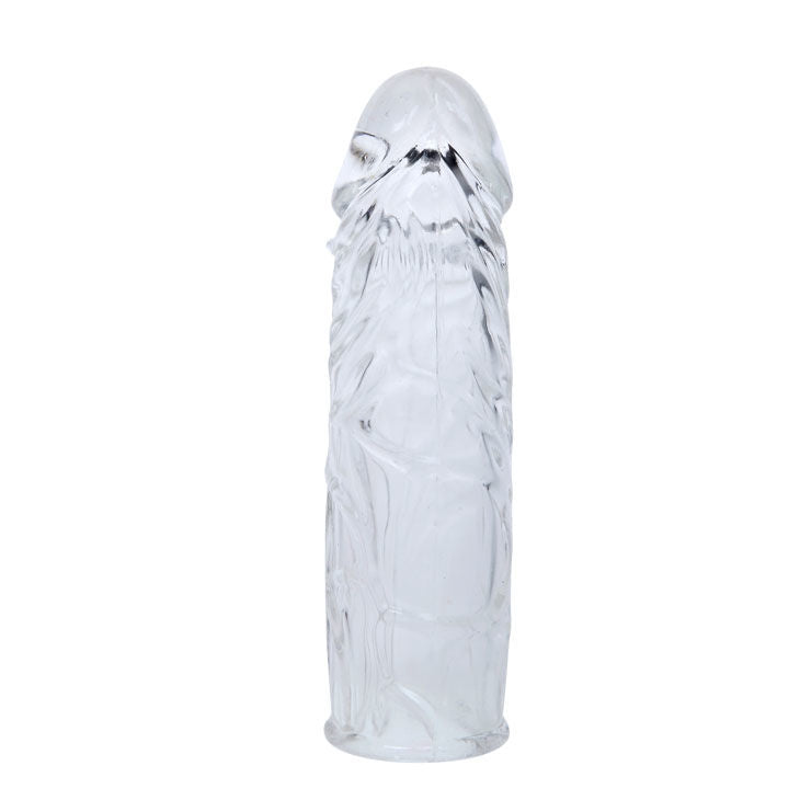 Dildo copertura in silicone stimolante rosa 13 cm di Baile, immagine 3